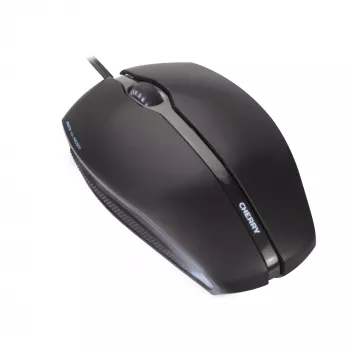 CHERRY GENTIX RATO COM FIO ILUMINADO, Preto, USB, ambidestro, ótico, USB Type-A, 1000 DPI, Preto