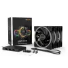 be quiet! Light Wings Ventoinha ARGB PWM High-Speed 120 mm, preto, pack de 3