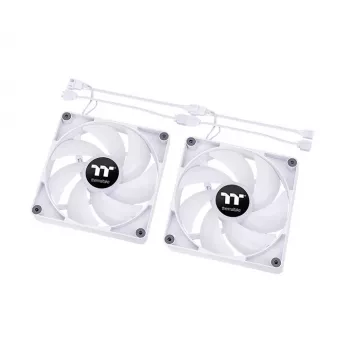 Ventoinha Thermaltake TT CT140 ARGB Sync White 500-1500 RPM Rolamento hidráulico