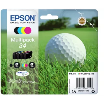 Epson Golfball Multipack 4 cores 34 DURABrite Ultra tinta
