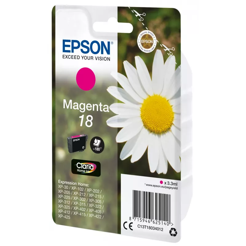 Epson Daisy Embalagem individual magenta 18 Claria Home Ink