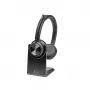 HP Poly Savi 7320 UC 8L553AA auscultadores DECT com microfone, estéreo, supra-auriculares, sem fios, certificados para Microsoft Teams, pretos