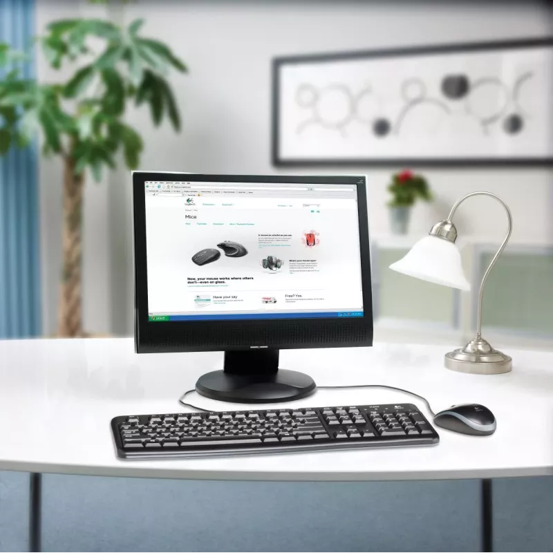 LOGITECH Teclado K120 - Para empresas Azerty belga