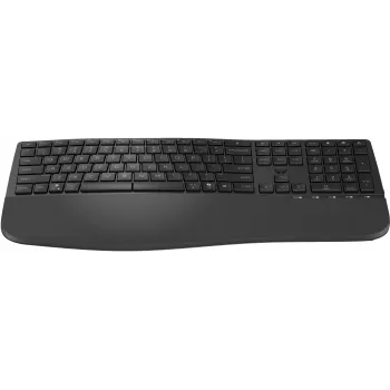 HP 685 Comfort Teclado Dual-Mode, QWERTY, Full-size (100%), sem fios, RF sem fios + Bluetooth, membrana, QWERTY, preto
