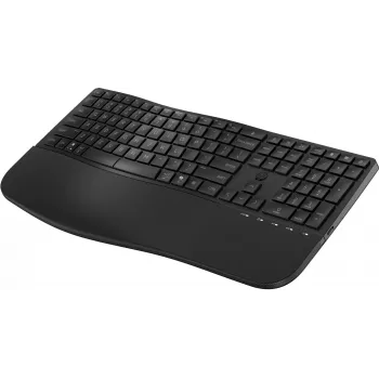 HP 685 Comfort Teclado Dual-Mode, QWERTY, Full-size (100%), sem fios, RF sem fios + Bluetooth, membrana, QWERTY, preto