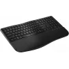 Teclado HP 685 Comfort Dual-Mode 8T6L9UT#ABB, sem fios 2,4 GHz, multidispositivo, 23 teclas programáveis, tamanho completo, QWERTY inglês internacional, preto