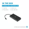 Hub multiportas USB-C HP Travel – HP 1C1Y5AA, anfitrião USB-C, HDMI 2.0, VGA, 1×RJ-45, 2×USB-A 3.2 Gen1, 2×USB 2.0, leitor de cartões MicroSD, preto