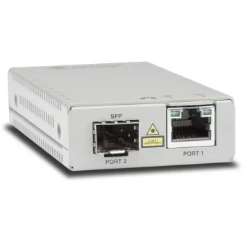 Allied Telesis AT-MMC2000/SP-960 Conversor de suporte de rede 1000 Mbit/s 850 nm multimodo prateado