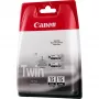 Cartucho de tinta Canon BCI-15BK Preto (Twin Pack), Preto, tinta pigmentada, 2 unid., 242 páginas, multipack