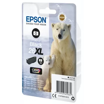 Epson Eisbär embalagem individual fotografia Preto 26XL tinta Claria Premium