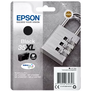 Epson Padlock embalagem individual Preto 35XL tinta DURABrite Ultra
