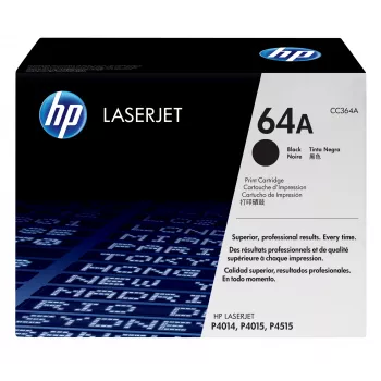 Cartucho de toner HP 64A Preto original LaserJet, 10000 páginas, Preto, 1 unid.