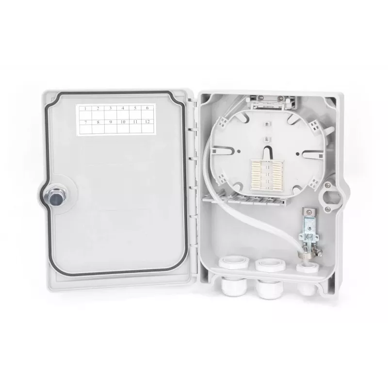 Caixa FTTH exterior DIGITUS para 6x adaptadores SC/DX, IP65