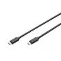 Cabo de ligação USB Type-C DIGITUS ASSMANN, tipo C para C M/M, 1m High-Speed Preto