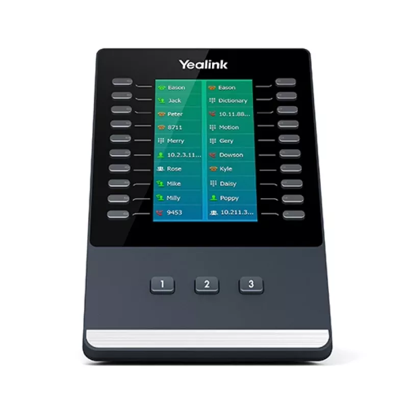 Módulo de extensão IP Yealink EXP50 Preto, Cinzento 23 teclas