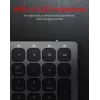 KeySonic KSK-8023BTRF (DE) teclado universal Bluetooth QWERTZ alemão antracite, preto