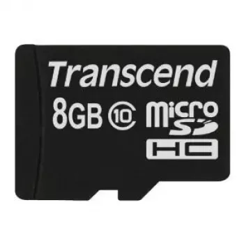 Cartão de memória Transcend 8 GB MicroSDHC Class 10 TS8GUSDC10