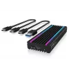 ICY BOX IB-1824ML-C31 caixa para SSD preta M.2