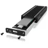 ICY BOX IB-1824ML-C31 caixa para SSD preta M.2