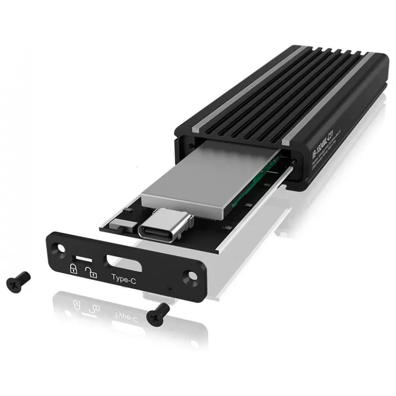 ICY BOX IB-1824ML-C31 caixa para SSD preta M.2