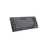 LOGITECH MX Mechanical Mini Minimalist teclado sem fios iluminado - Grafite Linear Qwertz alemão