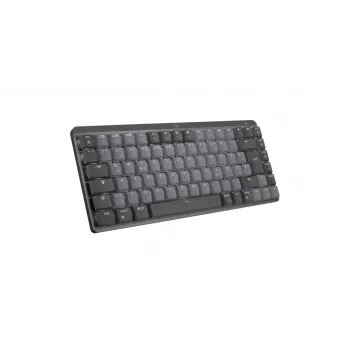 LOGITECH MX Mechanical Mini Minimalist teclado sem fios iluminado - Grafite Linear Qwertz alemão