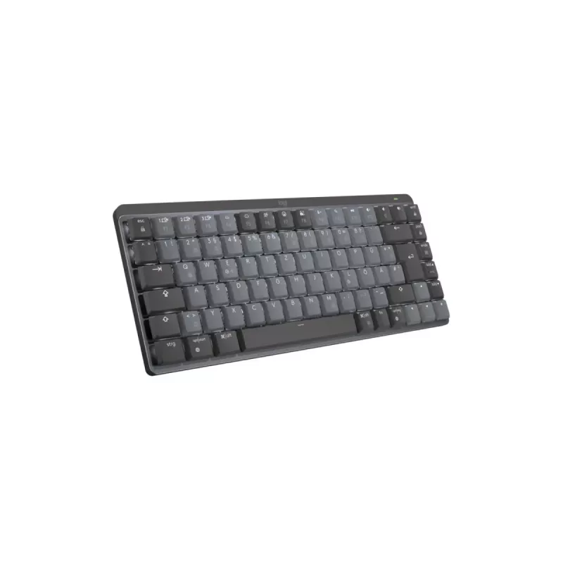 LOGITECH MX Mechanical Mini Minimalist teclado sem fios iluminado - Grafite Linear Qwertz alemão