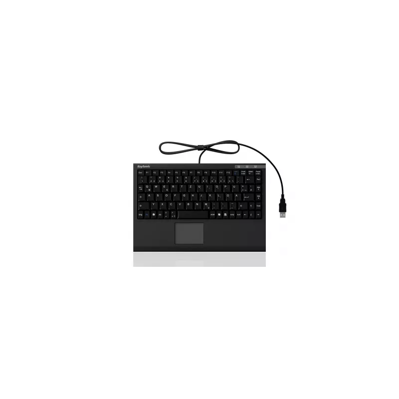 KeySonic ACK-540U+ (DE) teclado escritório USB QWERTZ alemão preto