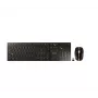 CHERRY DW 9100 SLIM teclado e rato incluídos universal RF Wireless + Bluetooth QWERTZ suíço preto
