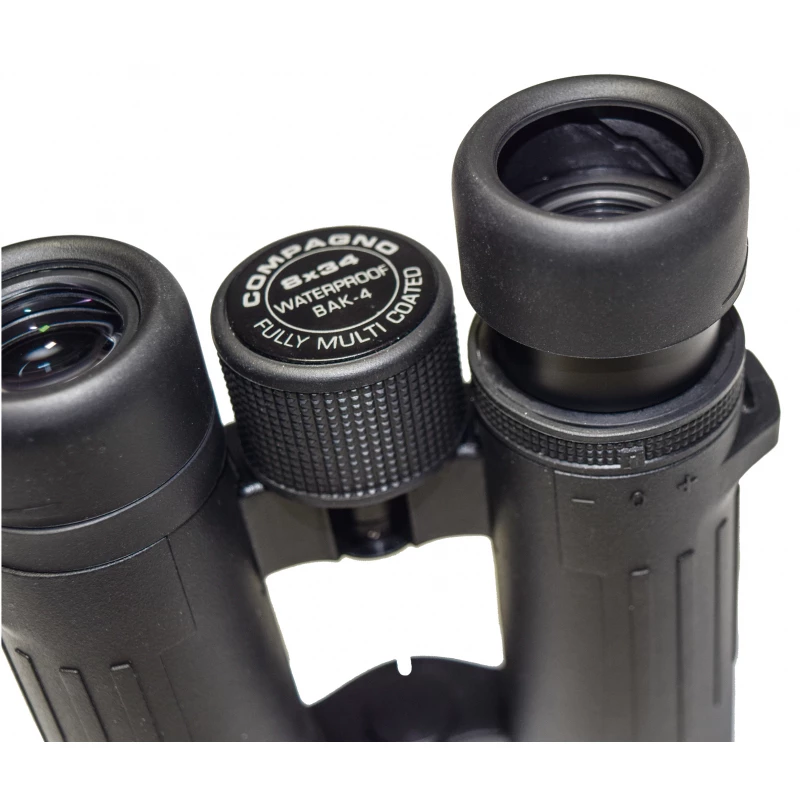 Braun Compagno 8 x 34 WP binóculos BAK-4 telhado preto