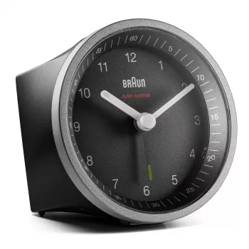Despertador de quartzo Braun BC07 preto