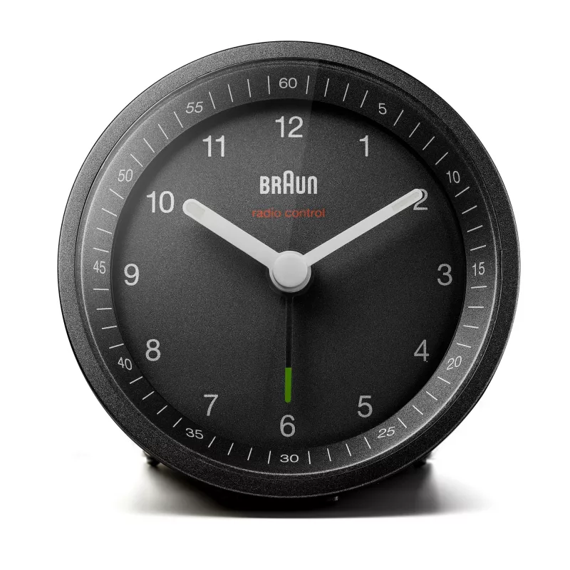 Despertador de quartzo Braun BC07 preto