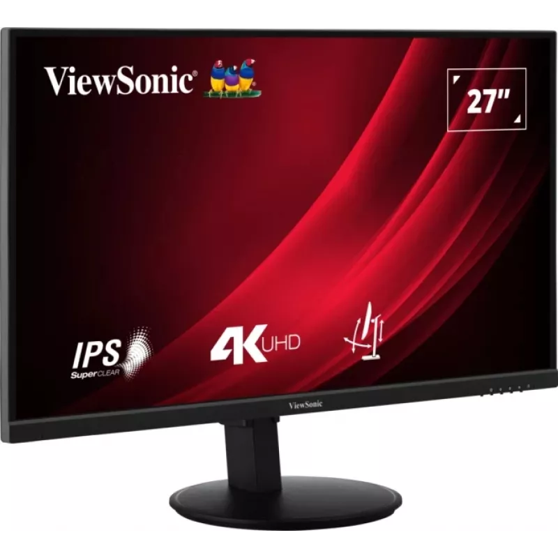 Monitor Viewsonic VG Series VG2708-4K 68,6 cm (27 polegadas) 3840 x 2160 píxeis 4K Ultra HD LED preto