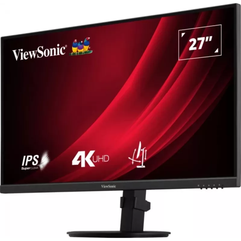 Monitor Viewsonic VG Series VG2708-4K 68,6 cm (27 polegadas) 3840 x 2160 píxeis 4K Ultra HD LED preto