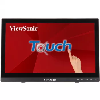 Monitor Viewsonic TD1630-3 39,6 cm (15,6 polegadas) 1366 x 768 píxeis HD LCD ecrã tátil multiusos preto