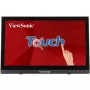 Monitor Viewsonic TD1630-3 39,6 cm (15,6 polegadas) 1366 x 768 píxeis HD LCD ecrã tátil multiusos preto