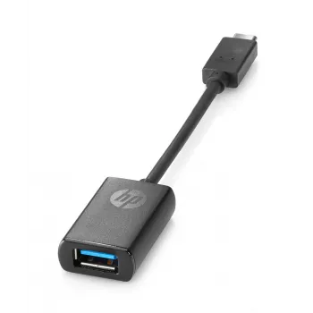 Adaptador HP USB-C para USB 3.0, 0,1409 m, USB-C, USB 3.0, USB 3.2 Gen 1 (3.1 Gen 1), preto