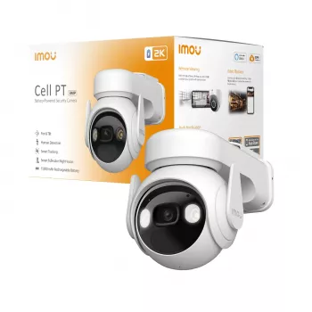 Câmara de vigilância IP Imou Cell PT Dome exterior 2304 x 1296 píxeis parede