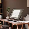 Monitor tátil ALOGIC Clarity Max Touch 32C4KPDWT, 32 polegadas, 3840x2160 4K UHD, 65 W Power Delivery, webcam de 8 MP, hub USB, preto/prateado