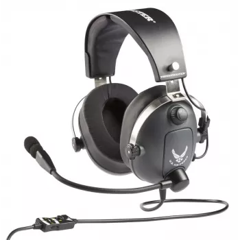 Headset gaming com fios Thrustmaster T.Flight U.S. Air Force Edition, preto