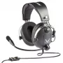 Auscultadores Thrustmaster T.Flight U.S. Air Force com fios, arco de cabeça, aviação/controlo de tráfego aéreo, preto, cinzento
