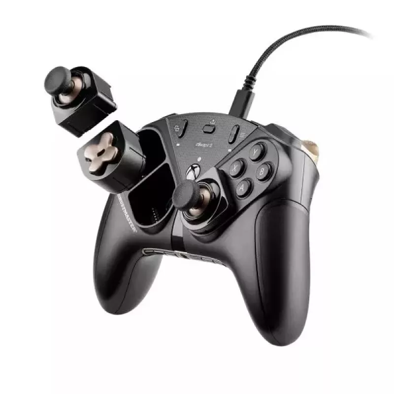 Módulo D-Pad Thrustmaster D-IPPON, PC, Xbox One, Xbox Series S, Xbox Series X, D-Pad, preto, dourado, 1 unid., 133 mm, 50 mm