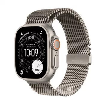 APPLE Watch Ultra 3 (2025) 5g 49mm Caixa de titânio natural com bracelete Milanese Loop de titânio natural M