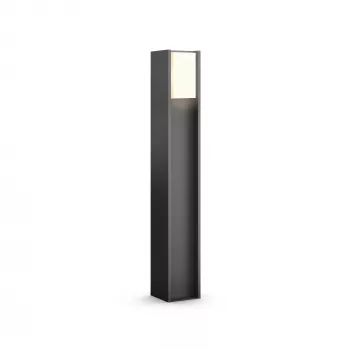 Candeeiro de pé exterior Philips Hue White Turaco 1647493P0, candeeiro inteligente, Bluetooth/Zigbee, antracite, LED, alumínio, E27