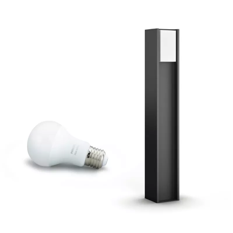 Philips Hue White Turaco 16474/93/P0 baliza de exterior, LED, 800 lm, antracite