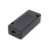 Caixa de junção DIGITUS CAT 7, 600 MHz Fios LSA para AWG 22-26, blindada design compacto, 26x35x80 mm