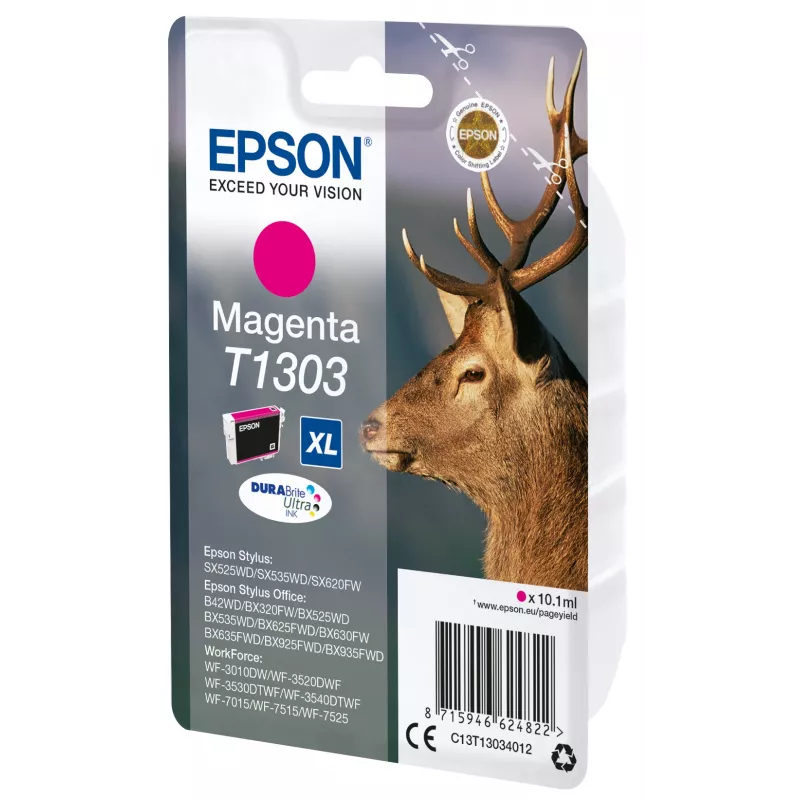Epson Stag Embalagem individual Magenta T1303 Tinta DURABrite Ultra