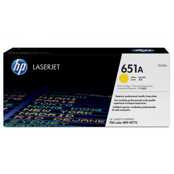 HP 651A Amarelo Tinteiro LaserJet Original, 16000 páginas, Amarelo, 1 unid.