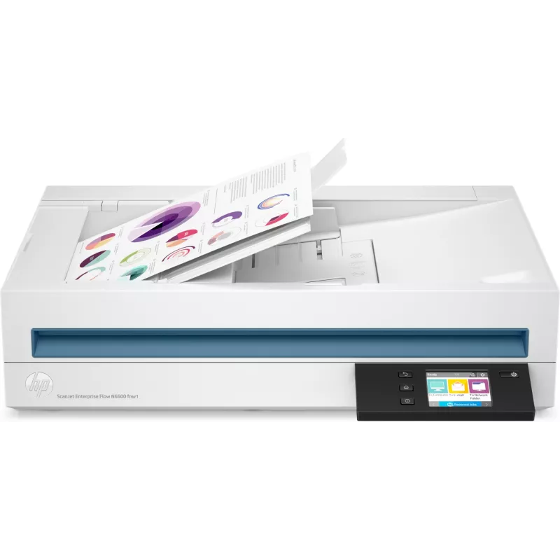 HP Scanjet Enterprise Flow N6600 fnw1 Digitalizador de mesa e ADF 1200 x 1200 DPI A4 Branco