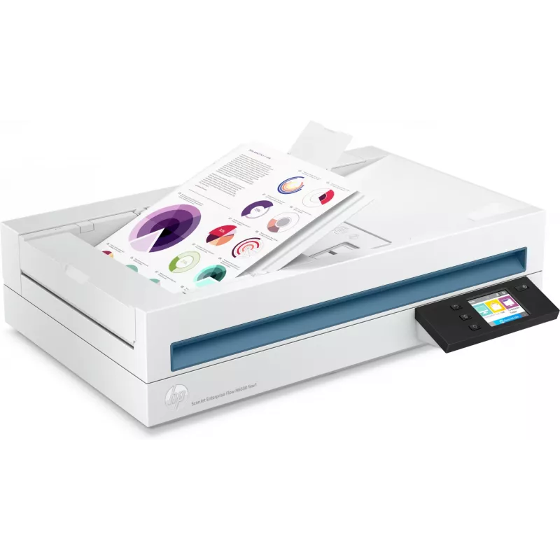 HP Scanjet Enterprise Flow N6600 fnw1 Digitalizador de mesa e ADF 1200 x 1200 DPI A4 Branco